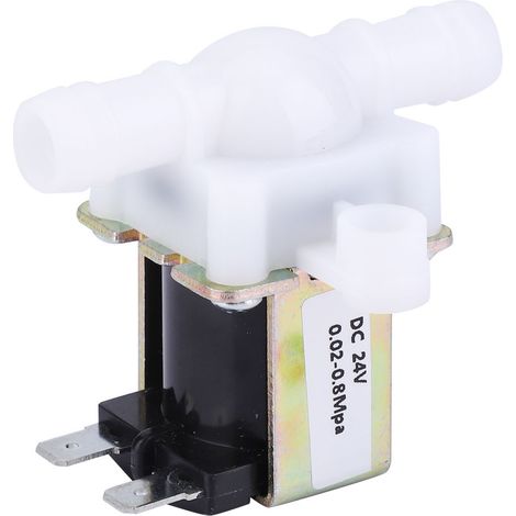 Electrovanne Solénoïde En Plastique G3/8 OD12mm Normalement Fermée Pour Contrôle Débit Eau DC24V - 1 Pièce (1/5)