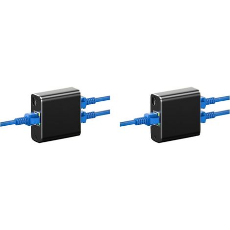 Il s'agit d'un adaptateur répartiteur Ethernet Gigabit RJ45 2 en 1 (1 vers 2) pour rallonger les câbles réseau des ordinateurs portables, des ordinateurs de bureau, des claviers, des souris et des imp (1/3)