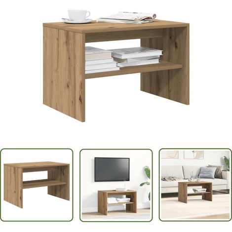 vidaXL TV-Schrank Artisan-Eiche 60x40x40 cm Holzwerkstoff (1/5)