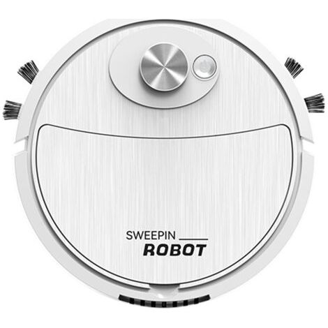 Robot aspirateur 3 en 1 : balai, aspirateur et laveur intelligents, appareil de nettoyage facile, aspirateur robot rechargeable par USB.