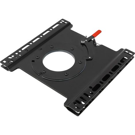 Base per sedile girevole, rotazione da 0 a 360°, facile installazione, nera (1/2)