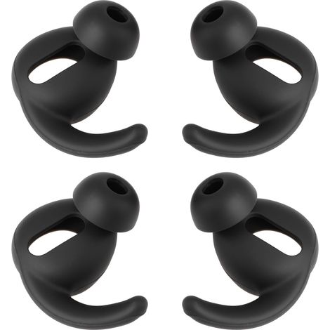 Pairs of Non-Slip Ear Hooks, Black, Compatible with JBL Wave Flex, Flex 2, and Flex 3 Earbuds (1/5)