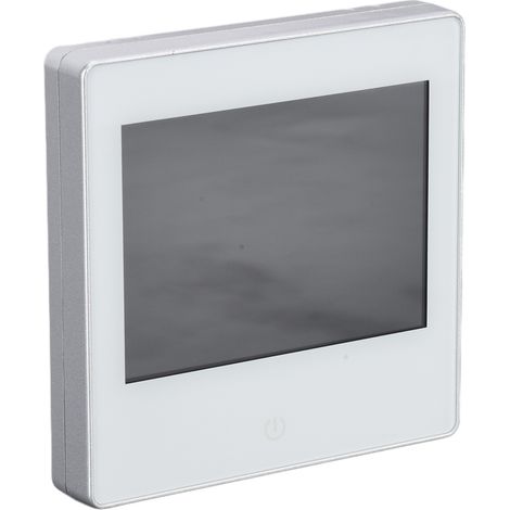 Thermostat intelligent ME102H WiFi écran tactile couleur, contrôleur de température numérique AC230V blanc, régulation à distance par app, compatible chauffage et climatisation (1/5)