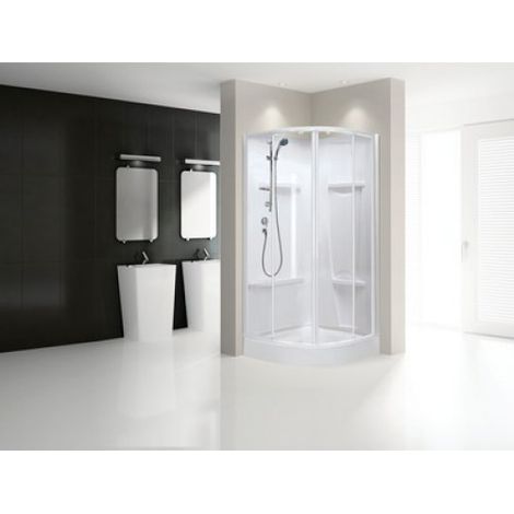 CABINE DCHE SMART PLEIN SUD R90 MIT.MECANIQUE ALUTRADE PLEIN SUD SMARTR90