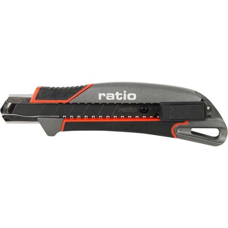 Cúter hoja retráctil RATIO AR 6824-30 - (1/4)