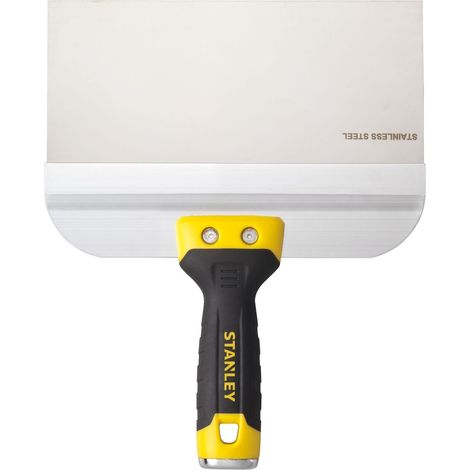 Stanley – Couteau à enduire 152mm STHT005864 – Lame inox anti-rouille – Poignée bi-matière pour confort – Finition lisse et régulière