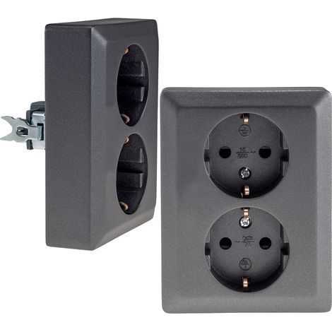 enchufe chilitec milos doble 16A 250V (1/3)