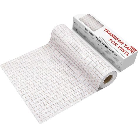 Nastro di trasferimento ad adesione media, compatibile con vinile adesivo, 30 cm x 15 metri (1/2)