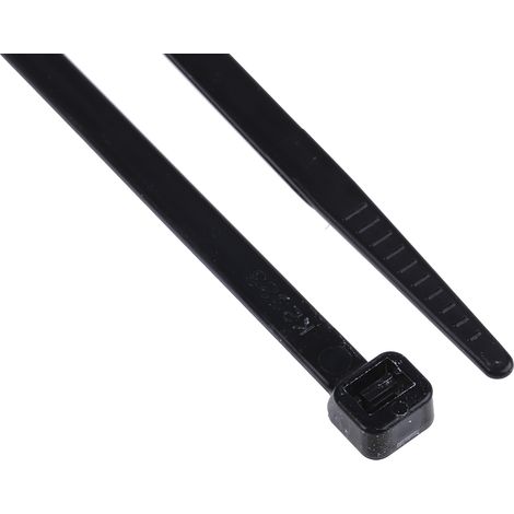 Serre-câble RS PRO Noir en Nylon 66, 300mm x 4,8 mm ( Prix pour Sachet de 1000 ) (1/3)