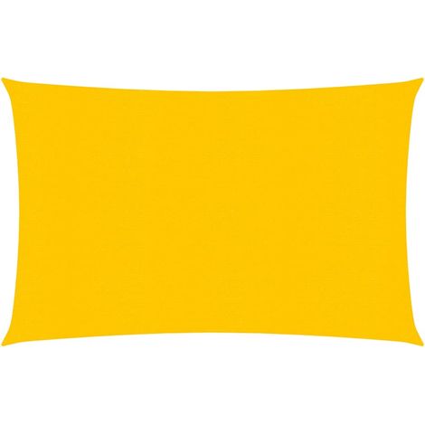 Voile d'ombrage 160 g/m² jaune 2,5 x 3,5 m PEHD (1/5)