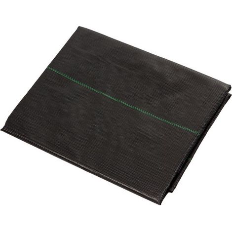 Agrotextile - anti-mauvaises herbes - 100 g - 1 x 5 m - noir, GR1016 (1/5)
