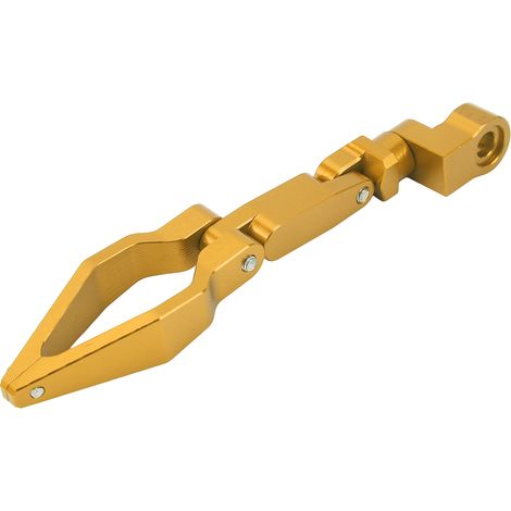 Clip de câble de tuyau d'huile en alliage d'aluminium pliable universel pour moto, Scooter électrique, Dirt Bike, ATV, or (1/5)