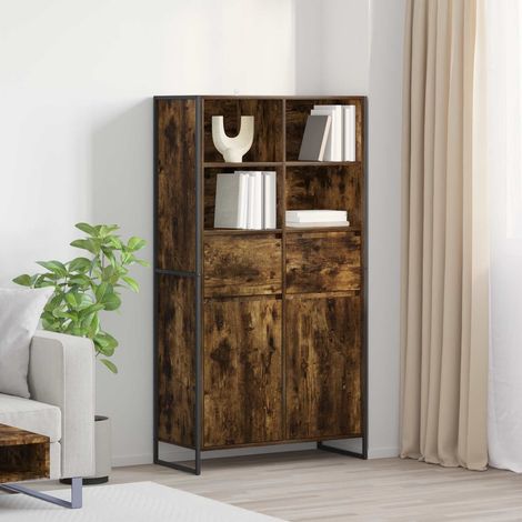 Sideboard 2 pcs Raucharbe 81 x 36 x 150.5 cm Holzwerkstoff