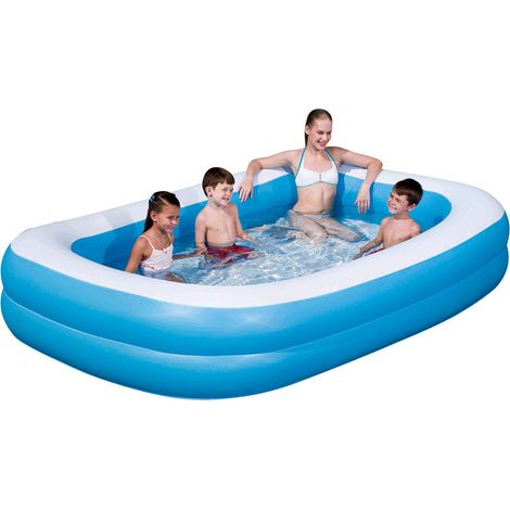 PISCINA RETTANGOLARE DUE TUBI  GONFIABILE 262X175X51 H cm