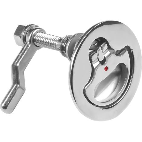 Loquet À Came - Acier Inoxydable 316 - Pour Trappe Marine - Réglable 10 À 60 Mm - Montage Avant Ou Arrière - 1 Pièce