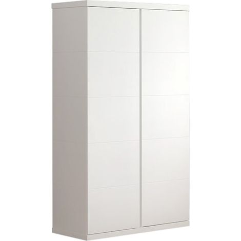 DEBBIE - Armoire 2 Portes Laquée Blanche (1/3)