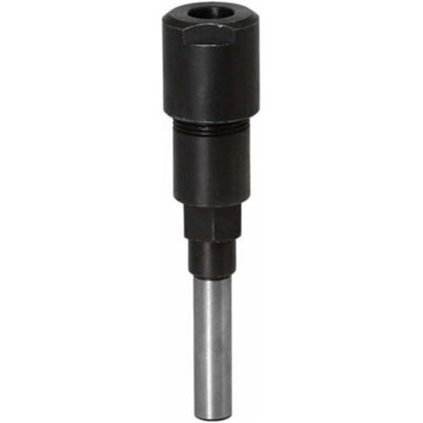 Collet Extension Pole, Extension Pole and Cutting Tool, Engraving Machine Extension Pole, Chuck Trimming Tool for Woodworking (8mm Shank) (1/4)