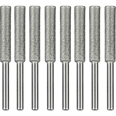 Lot de 8 Pierres à Aiguiser pour Tronçonneuse – Diamètre 4,8 mm – Compatible avec Chaînes Standard (1/5)