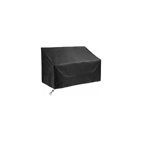 Housse de protection pour banc de jardin Housse de banc 2 places imperméable Tissu Oxford 210D respirant Housse de banc pour meubles de jardin, 134x66x63 / 89cm (1/3)
