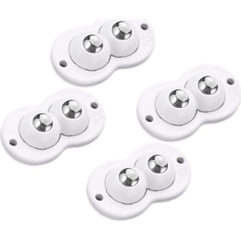 de 4 roulettes pivotantes adhésives pour meubles et chariots (1/5)