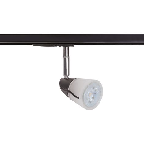 DIAM 029 Spot Rail 1 all. 029 GU10 noir a/lpe LED 4W 3000K 500lm incl ARIC 51195