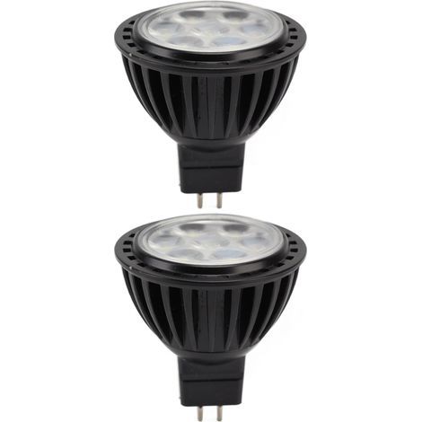 2er-Pack MR16 7W Energiespar-LED-Lampen, geringer Stromverbrauch, für Strahler, 7 LEDs, 110-240V, weißes Licht. (1/5)