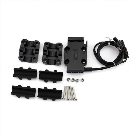 Station d'alimentation universelle, support de téléphone, base de cage de sécurité à chargement sans fil pour R1250GS ADV R (1/5)
