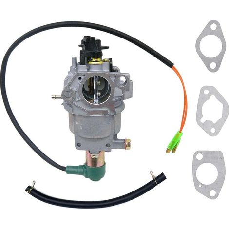 Carburateur pour générateur GX390, compatible avec les moteurs de générateurs chinois Generac GP5000, GP5500, GP6500 5KW, 5,5KW et 13 CV, 188F. (1/5)