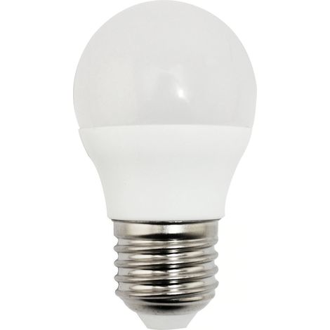 Ampoule LED SMD G45 E27 5,5W 480lm 3000K opale Polux (1/3)