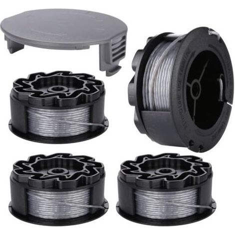 Bobina de hilo para BOSCH UniversalGrassCut Cortabordes 18 18-26 18-260 F016800570 con cubierta (4 piezas) (1/5)