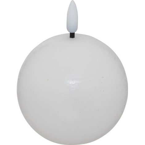 Bougie Boule à LED "Molia" 8cm Blanc (1/2)