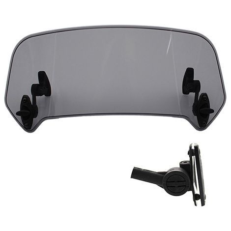 Prolunga per parabrezza moto color fumo - Prolunga universale per parabrezza moto con clip regolabile Accessori per parabrezza (1/3)
