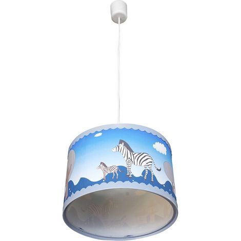 Plafonnier ENFANTS bleu ANIMAUX NOAH CR 99-007-01-120 (1/5)