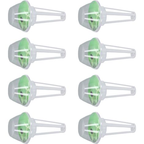 Kit di capsule idroponiche, cestini per coltivazione senza terra, cupole, etichette per capsule, accessori per sistema di coltivazione idroponica indoor, set da 2 (1/5)