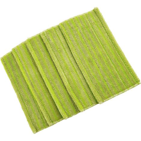 5 Pack Tampon de serpillière, lavable et réutilisable, microfibre, pour sol en bois dur, carrelage et pierre (1/5)