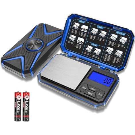 Balance 1000 g/0.1 g, Pocket Scales, Blue (1/5)