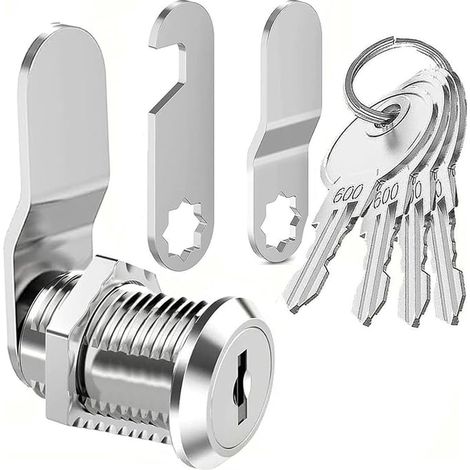 16 mm mailbox lock with keyed alike, drawer lock, cabinet lock, cabinet key lock cupboard locks, cam locks, locker lock furniture barrel (1/4)