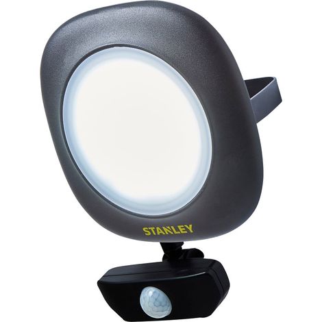 Stanley 50 Watt Security Floodlight W Circular Lens. Ip54. 4500 Lms. Pir Sensor (1/3)