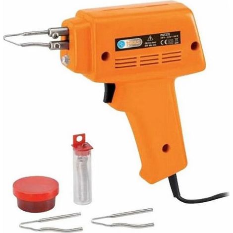 Saldatrice Elettrica 100w Riscaldamento Instantaneao Fusione Manuale Arancione (1/5)