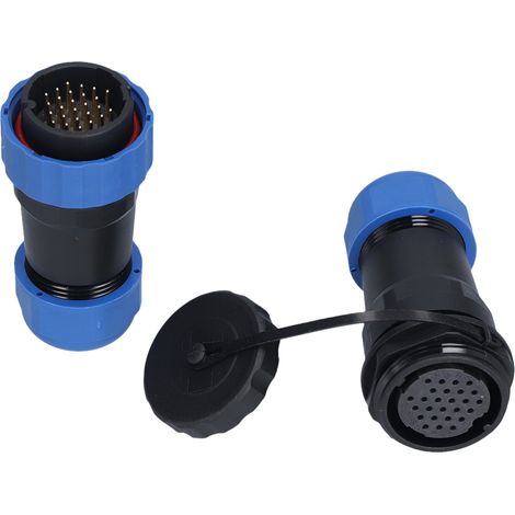 Connecteur étanche IP68 Aviation SP2826, prise fiche mâle femelle 5A 250V, paire de connecteurs à souder, borne de jonction, 2 pièces, usage extérieur (1/5)
