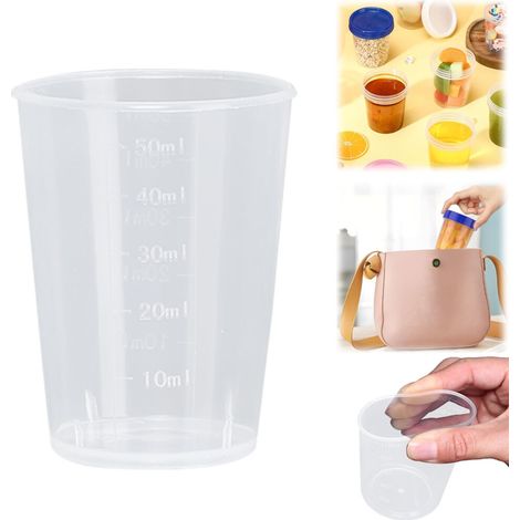 Gobelet doseur en plastique PP de 50 ml