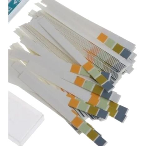 Lot de 2 boîtes de bandelettes papier pH de mesure professionnelles pour usage quotidien et industriel avec étui plastique (1/5)