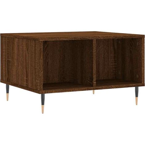 Maison Exclusive - Couchtisch Braun Eichen-Optik 60x50x36,5 cm Ho (1/5)