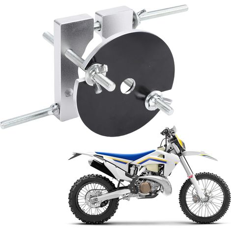 Kit de Réparation de Bosses de Tuyau D'échappement 2 Temps, Outil de Débosselage D'échappement de Moto avec Pièces d'étanchéité de Valve d'air, pour Restauration de Tuyau