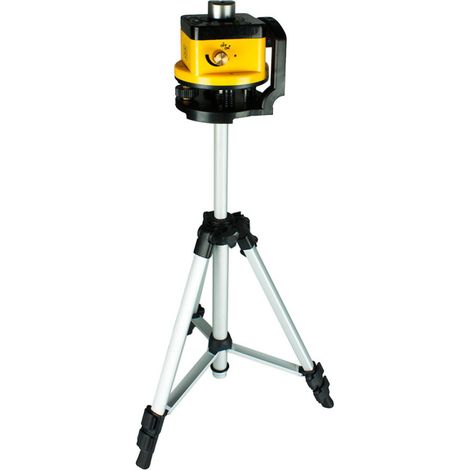 Fischer Darex – Niveau laser rotatif 360° – Portée 2 à 10 mètres – Trépied réglable aluminium – Haute visibilité pour intérieur et extérieur (1/5)