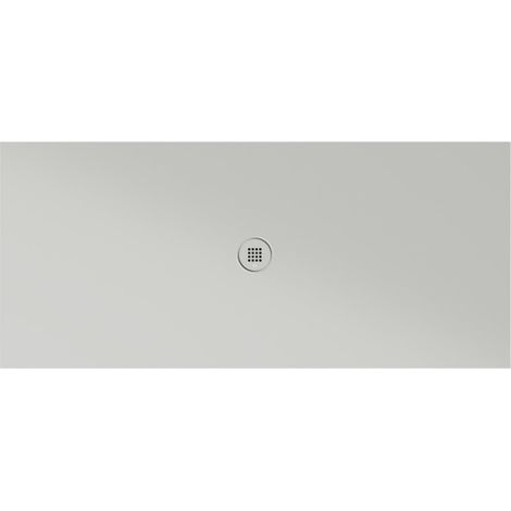 Receveur de douche rectangulaire en céramique 180x80x2cm, cenere mat