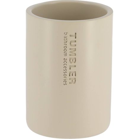 Polyresin-becher - beige - Tendance