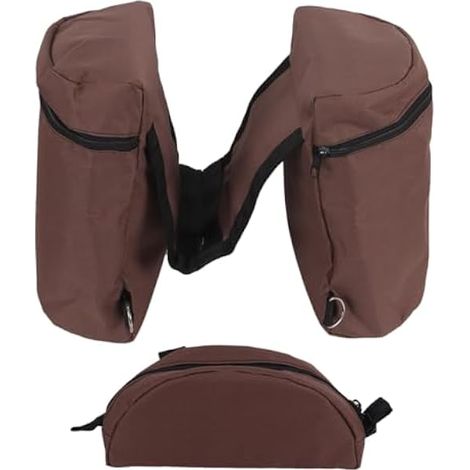 Sacoche de Selle pour Bouteille d'eau, Portable et Polyvalente, Style Knaufhorn, pour randonnée équestre, avec Sacoche pour café. (1/5)