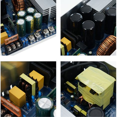 Alimentation 48V 40A 2000W, transformateur AC 185-240V vers DC, double ventilateur, protection (1/5)