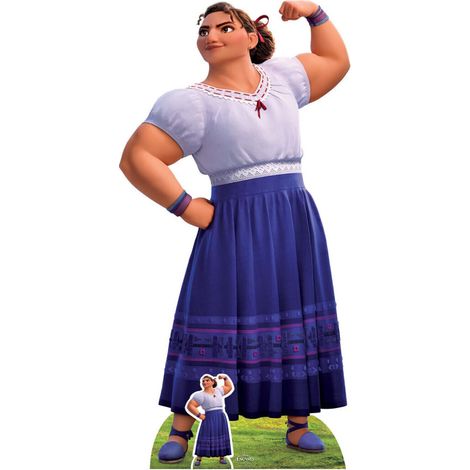 Figurine en carton Encanto : La Fantastique Famille Madrigal Luisa - H 185 cm (1/5)